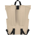 ESSCA Signature Rolltop Backpack – Beige