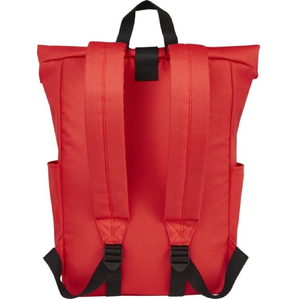 ESSCA Signature Rolltop Backpack – Red