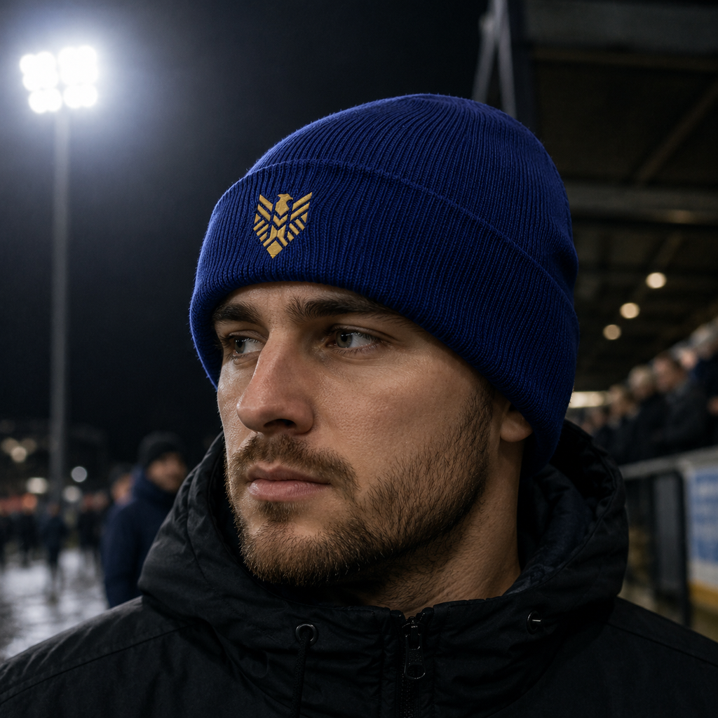 Knitted  Beanie – Matchday Blue
