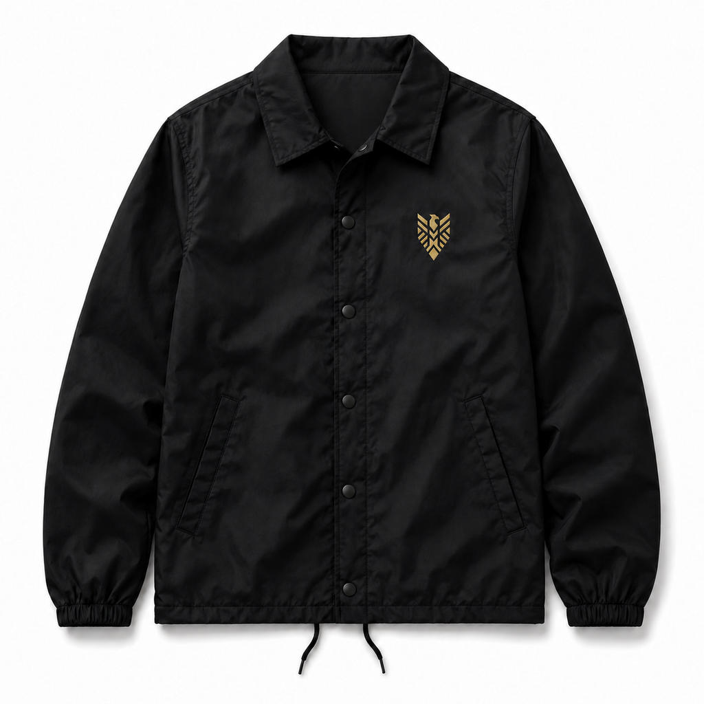 TFC Coach Jacket – Jet Black