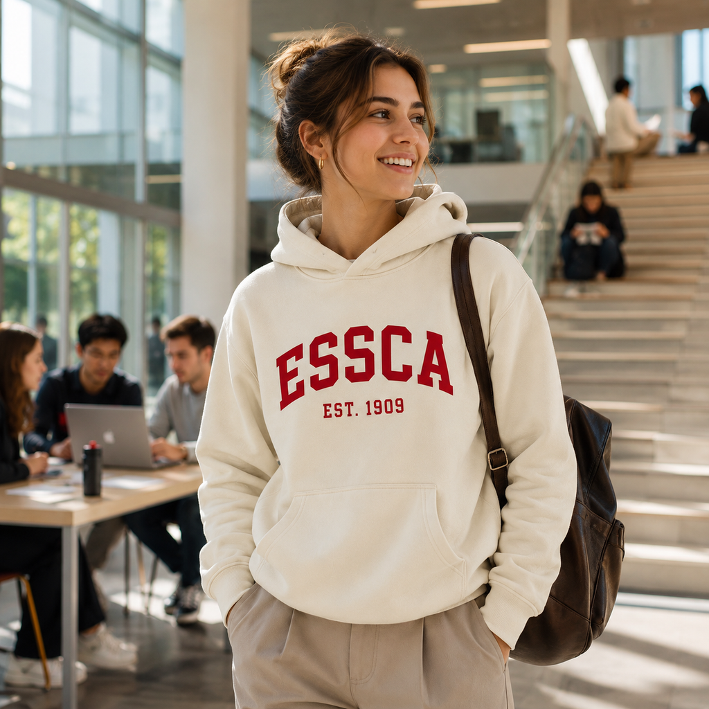 ESSCA Heritage 1909 Hoodie – Beige