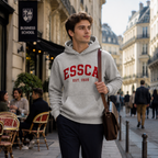 ESSCA Heritage 1909 Hoodie – Heather Grey