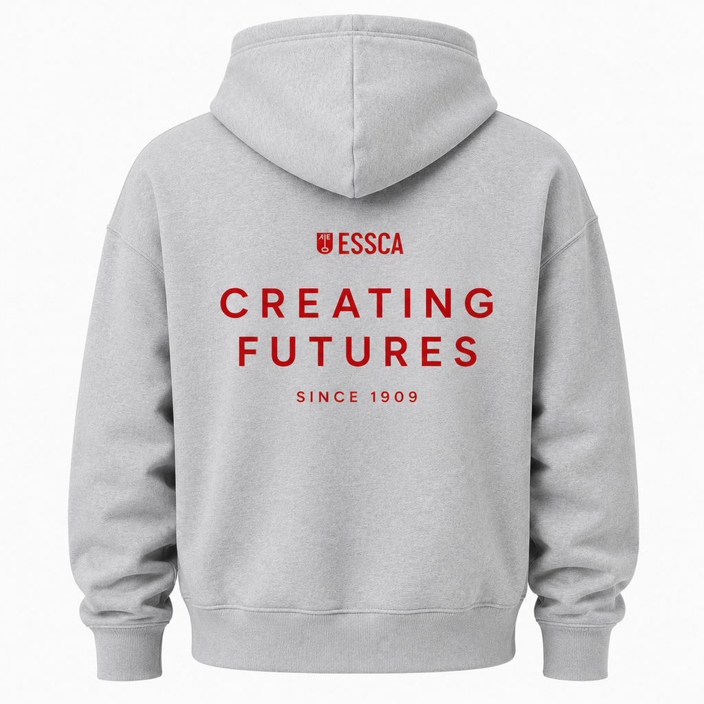 ESSCA Signature Hoodie – Heather grey
