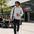 ESSCA Signature Hoodie – Heather grey