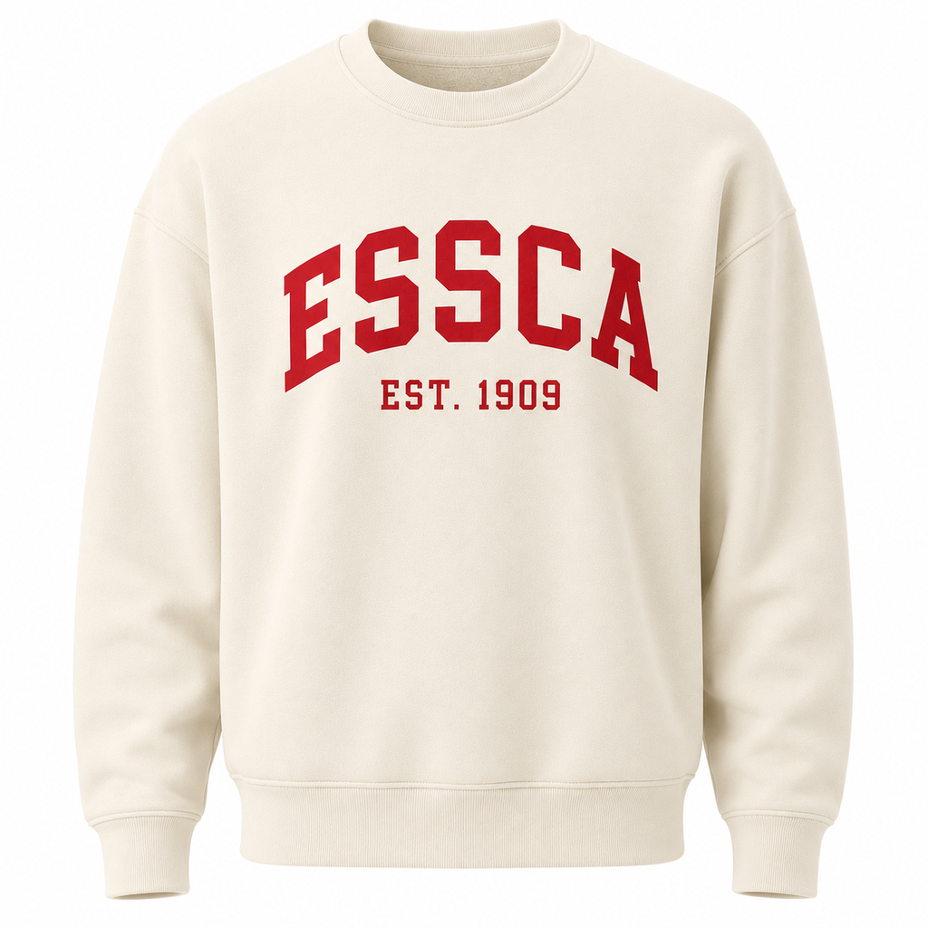 ESSCA Heritage 1909 Crewneck Sweater – Beige