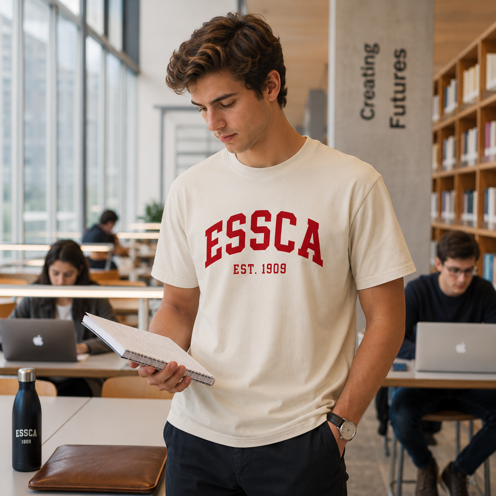 ESSCA Heritage 1909 T-Shirt – Beige