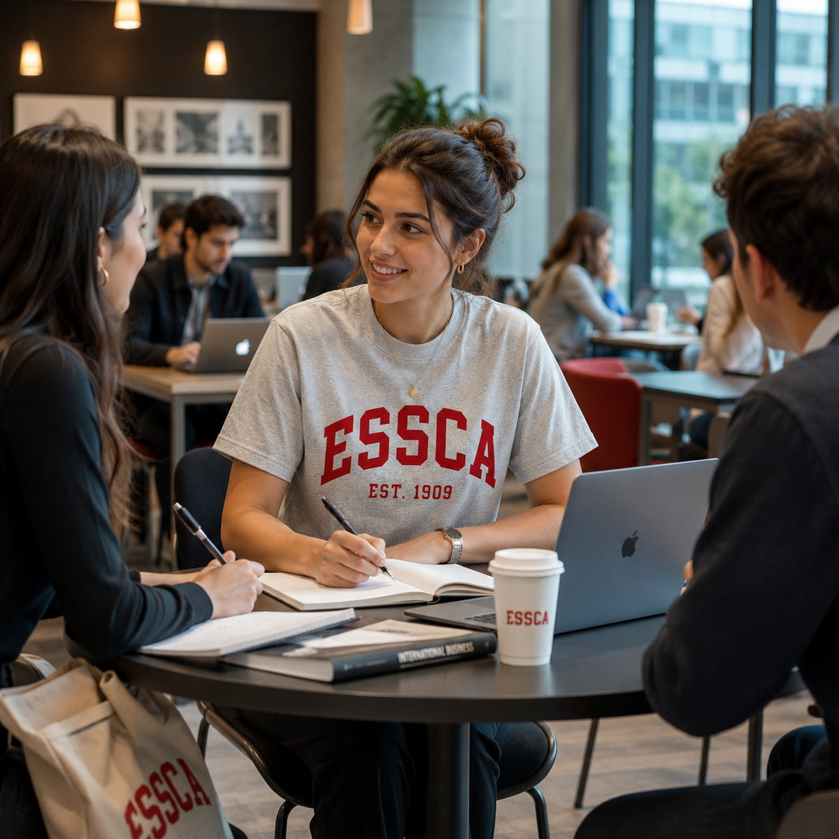 ESSCA Heritage 1909 T-Shirt – Heather Grey