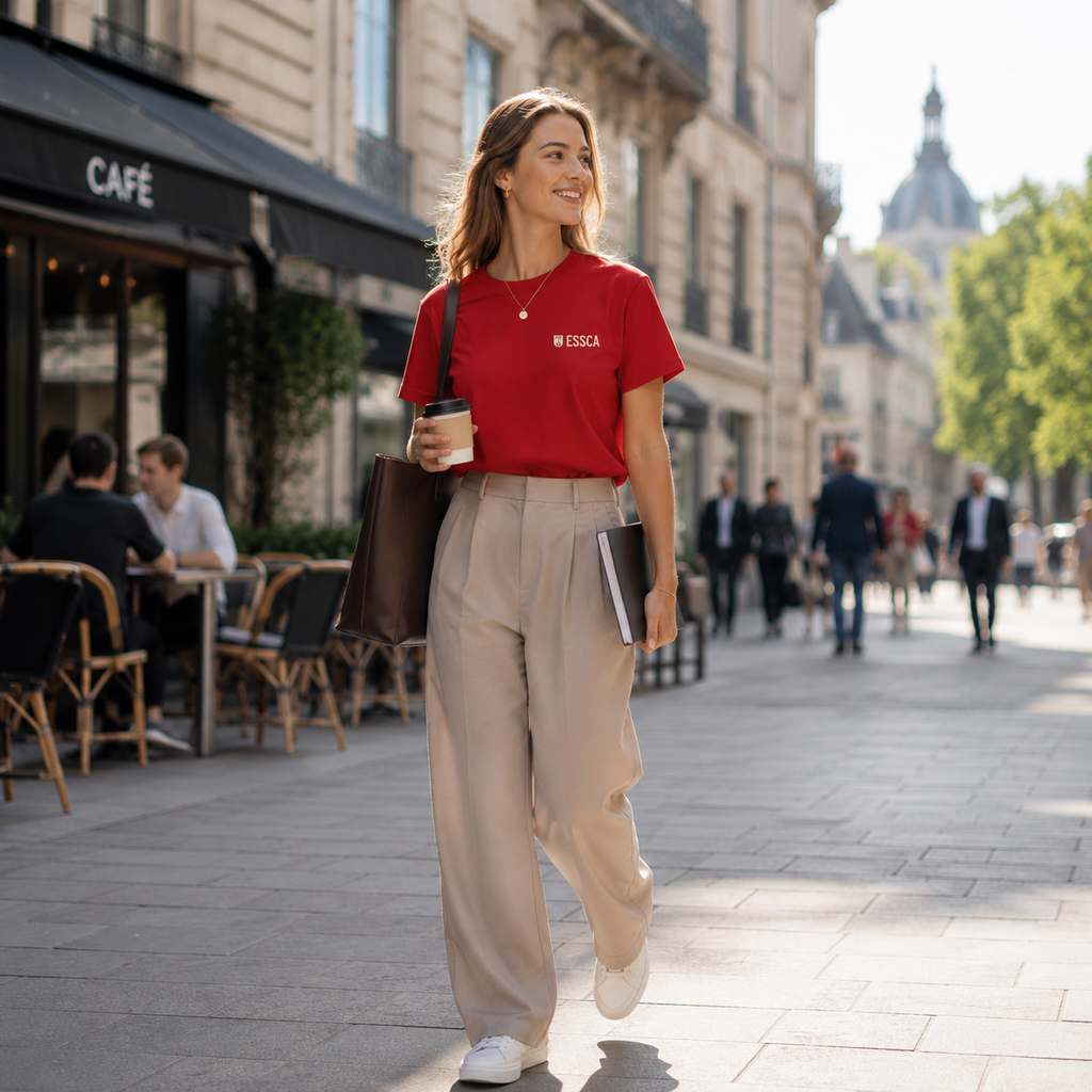 ESSCA Signature T-shirt – Red