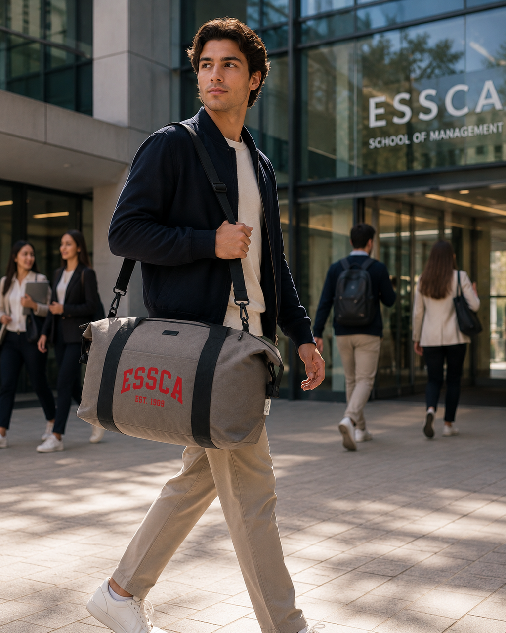 ESSCA Heritage Weekender Bag – Grey