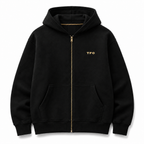 TFC Zip Hoodie – Jet Black