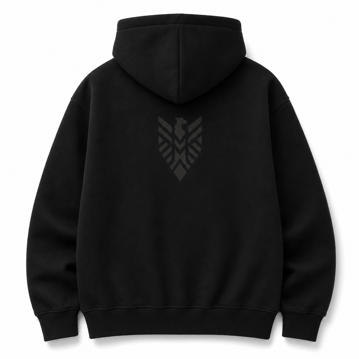 TFC Zip Hoodie – Jet Black