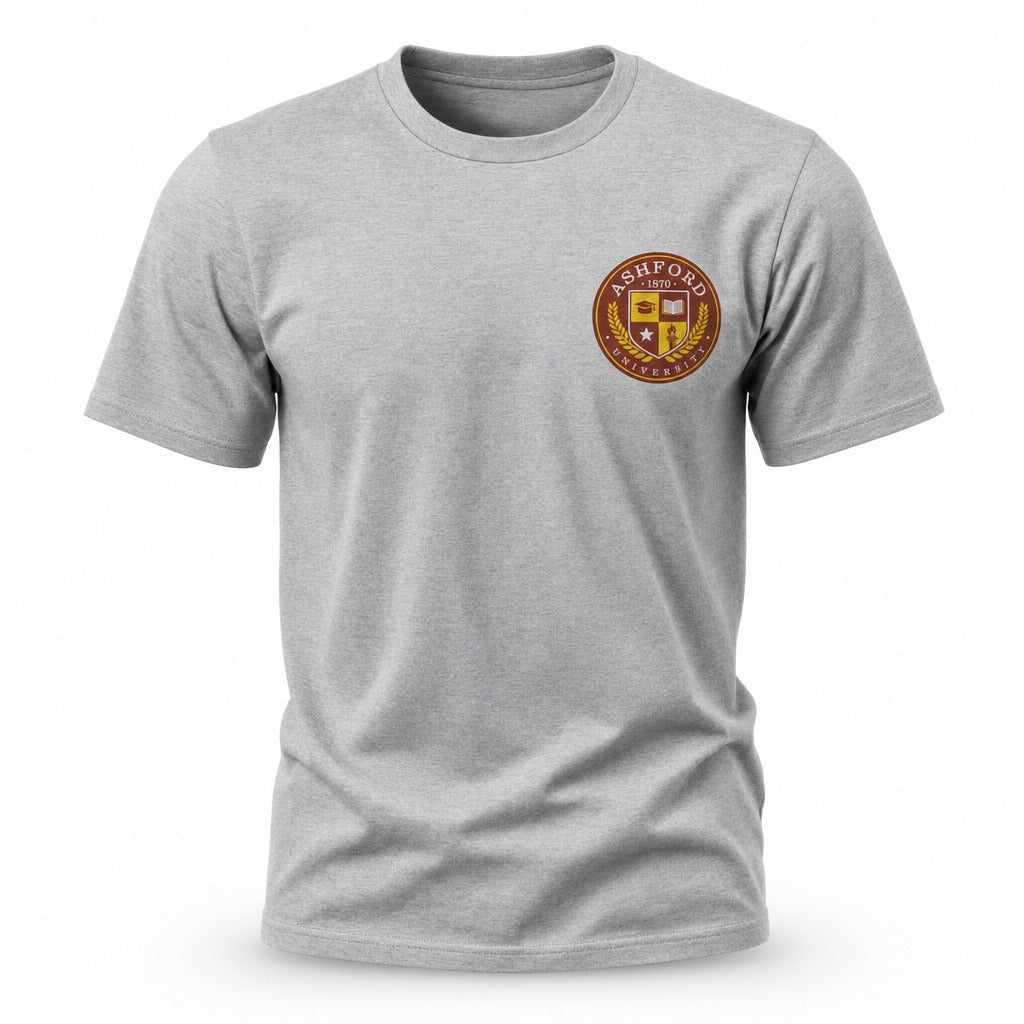 Ashford Crest Tee – Heather Grey