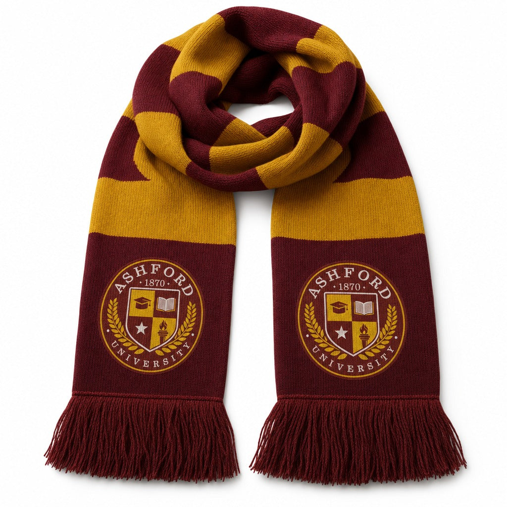 Ashford Heritage Knitted Scarf (front)